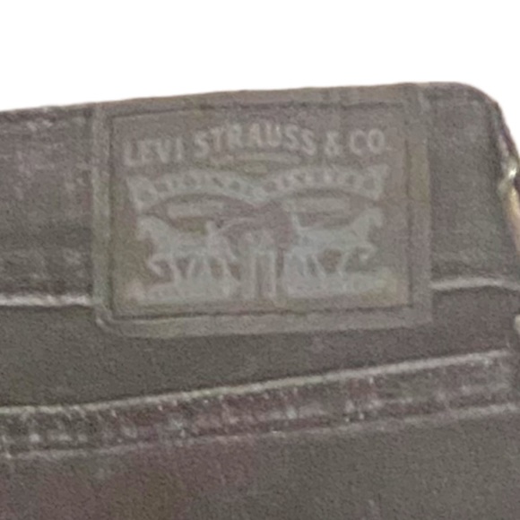 Levi's Embroidered Black 711 Skinny Jeans Size 32 - Picture 7 of 9
